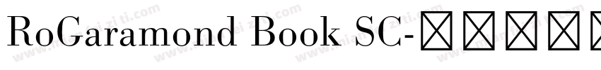 RoGaramond Book SC字体转换